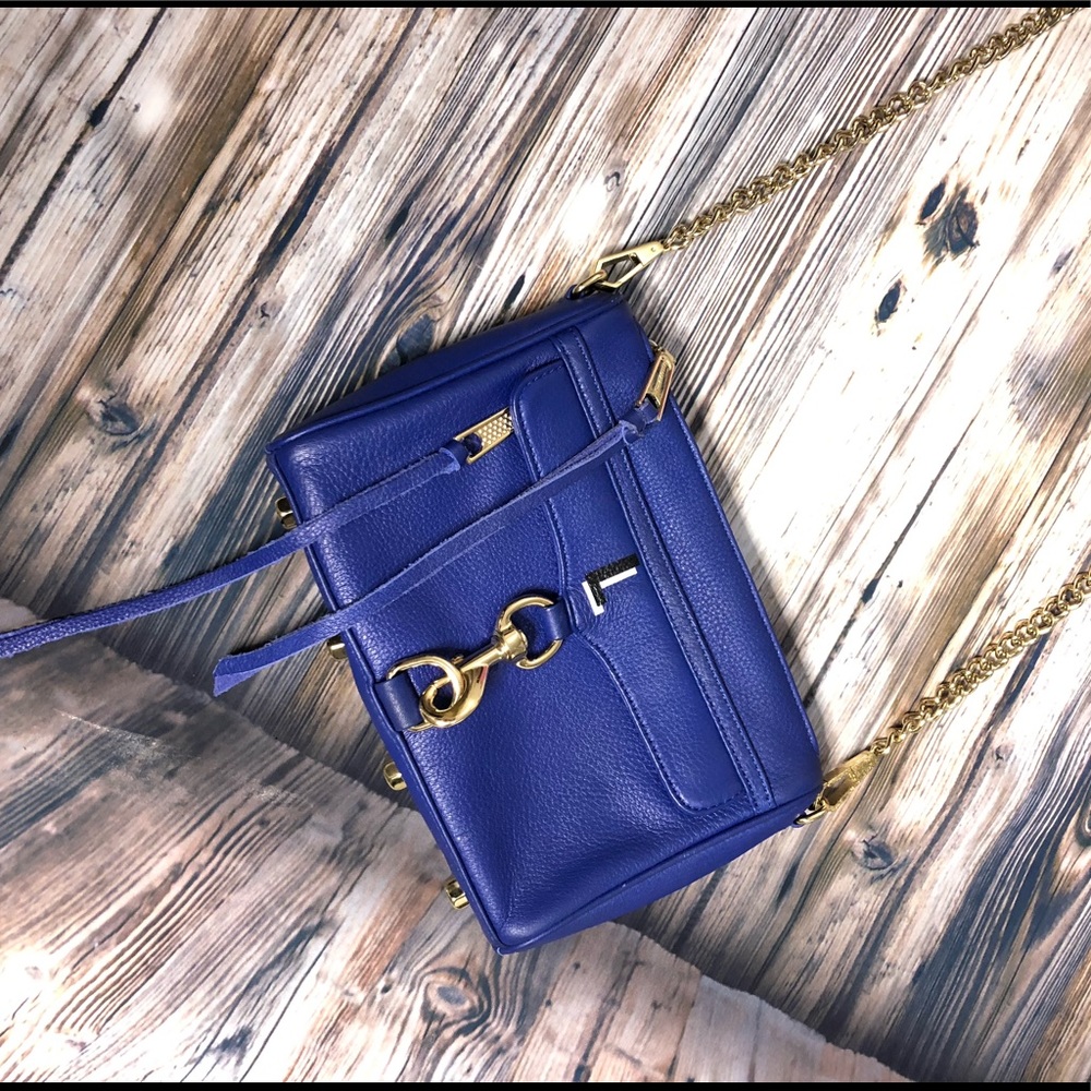 Rebecca Minkoff Cobalt Blue Initial L Bag MDW SALE - Picture 3 of 4